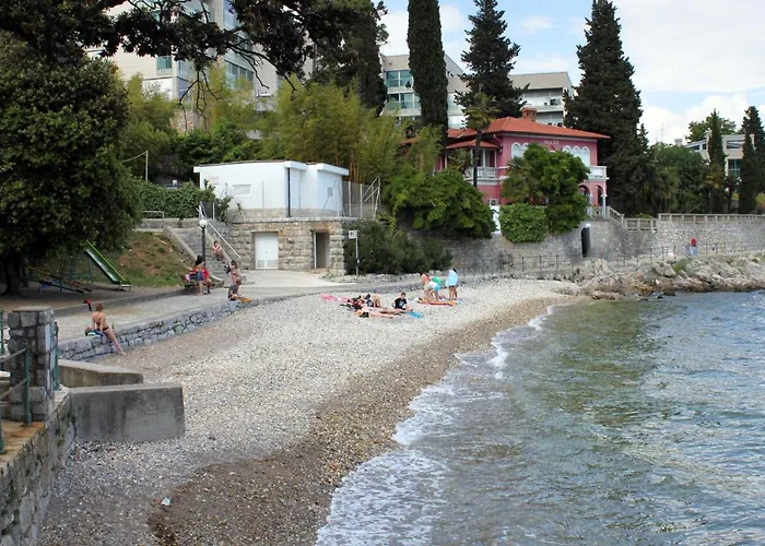 Family-friendly With Swimming Pool - Volosko, - 15071 아파트 *
